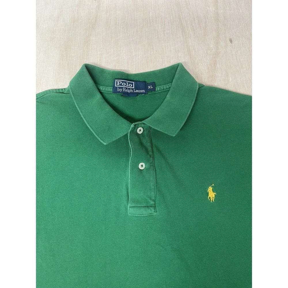Polo Ralph Lauren Men's Green Polo Shirt‎ Size XL